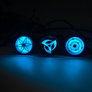 Mặt Led xoay Sharingan độ lé đèn bi cầu, gắn Demi xe điện xe máy oto