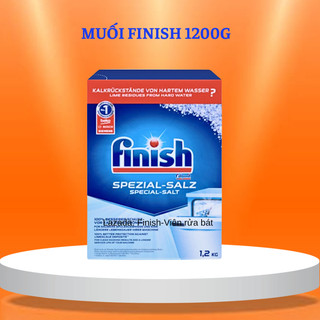 Muối rửa bát Finish 1200g, Muối rửa chén finish, Muối finish cho Máy rửa bát, Muối làm mềm nước Finish