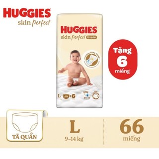Tã quần huggies M76/L68/XL60+8 mẫu mới