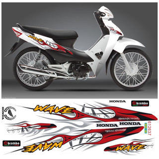 Tem rời wave alpha 50cc& 100cc mẫu lửa