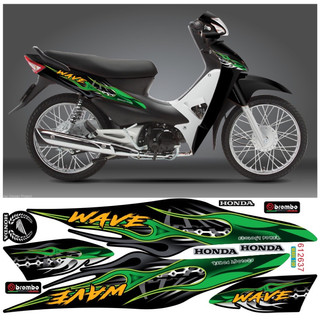 Tem Rời Wave Alpha 50cc& 100cc Mẫu Lửa (2006-2016)