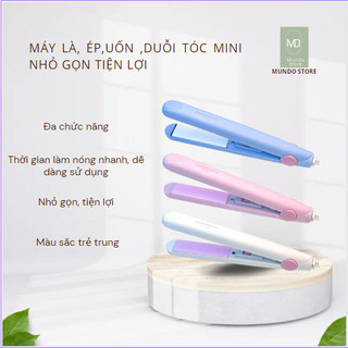 Máy là, ép,uốn ,duỗi tóc mini nhỏ gọn tiện lợi. hàng sẵn