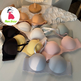 Áo Lót Su Quả Ngang Phối Kẻ 3D Nâng Ngực Thời Trang Dành Cho Nữ 2221