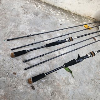  Cần câu lure Hunting Black - Máy Ngang Máy Đứng 