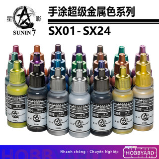 Sơn mô hình ánh kim cao cấp SUNIN7 dung tích 20ml