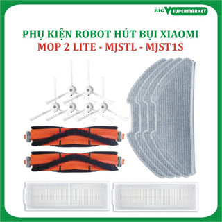 Phụ kiện Robot hút bụi Xiaomi Mop 2 Lite, MJSTL/MJST1S Lọc hepa , Khăn, Giẻ lau, Chổi giữa, Cuộn, Chổi cạnh, Túi rác ,