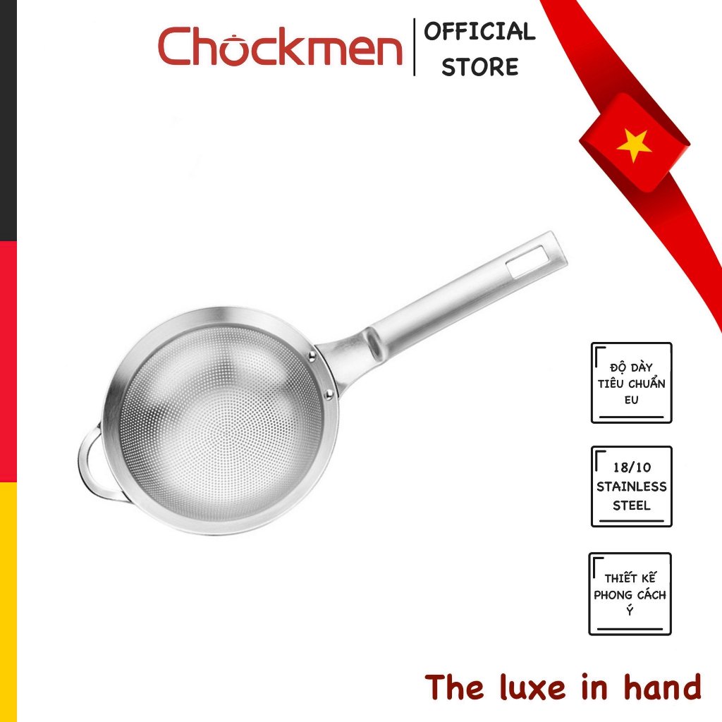 Rây Lọc KINSGEM by CHOCKMEN Inox 304 Vớt Inox Muôi Vớt Lọc Nhà Bếp Muỗng Lọc Dầu Muôi Thủng Ăn Lẩu