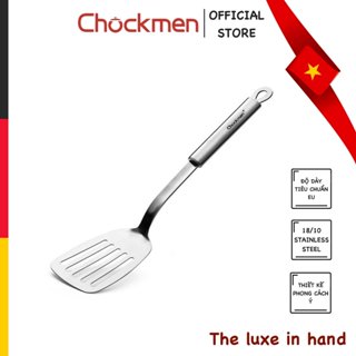 Xẻng Xào CHOCKMEN *Z Inox 18/10 Có Rãnh Xẻng Lật Xào Rán