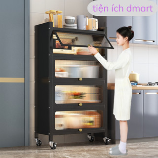 kệ tủ inox phun sơn tĩnh điện chắc chắn chống mối mọt, tủ để đồ nhà bếp, phòng ngủ bền đẹp tokai 3324