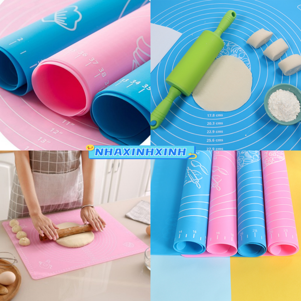 THỚT SILICON DẺO CÓ CHIA VẠCH - CHUYÊN DỤNG DÙNG LÀM BÁNH YN043