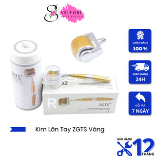 Kim lăn tay zgts vàng, cây lăn kim lăn da mặt spa, đủ size chính hãng