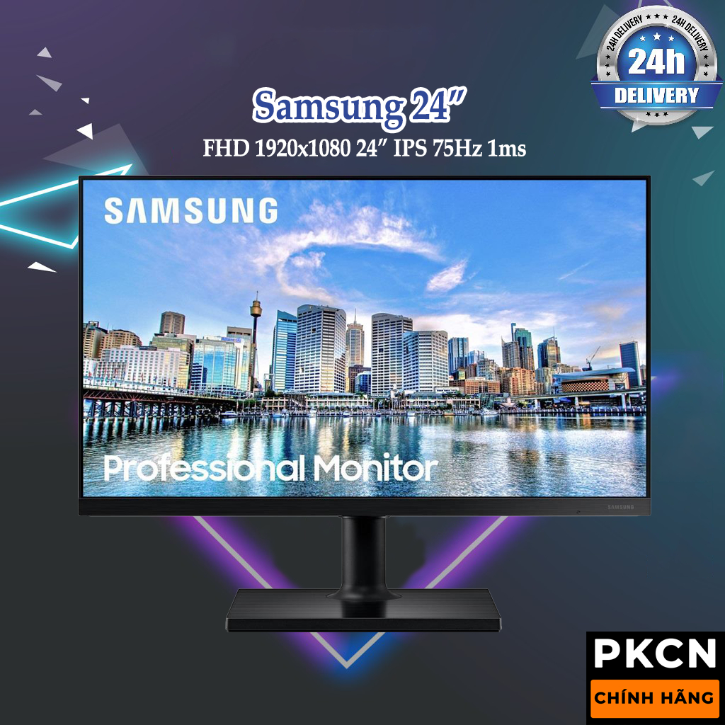 Màn hình máy tính Samsung 24 inch T37F FHD IPS 75Hz Game Mode | BigBuy360 - bigbuy360.vn