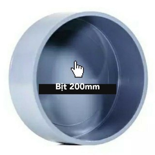 Đầu Bịt - Nắp Đậy Ngoài Ống Nhựa PVC ∅200