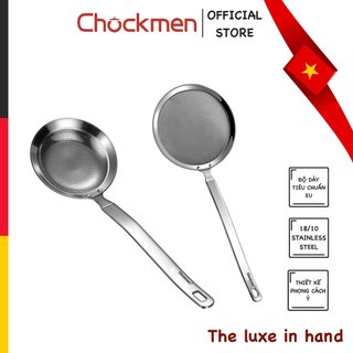 Vớt Inox Muôi Vớt Bọt Kinsgem by CHOCKMEN Inox 304 Rây Lưới Muỗng Vớt Váng Mỡ Dụng Cụ Lọc Cặn