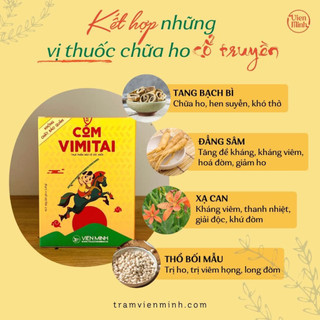 Cốm Vimitai hỗ trợ giảm ho, hỗ trợ hệ hô hấp