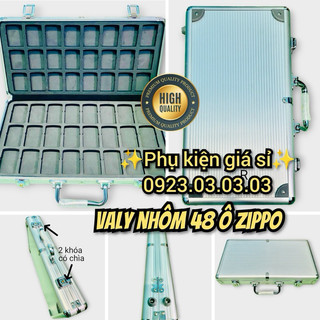 Valy nhôm đựng 48 chiếc Zippo