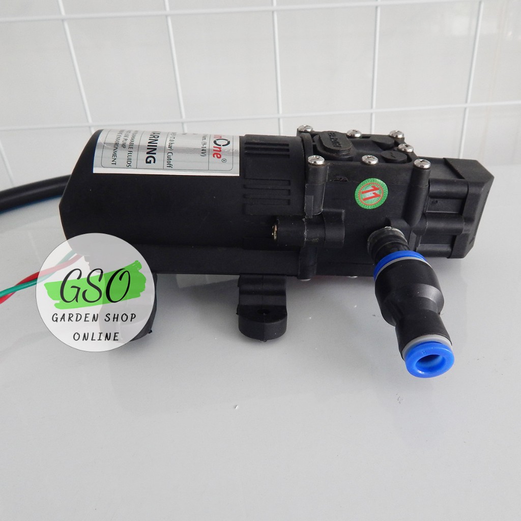 Bộ KÍT phun sương tăng áp tưới lan, cây cảnh 10 đầu béc kèm bơm