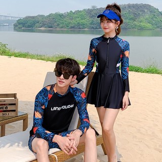 Đồ bơi nam nữ tay dài cao cấp DB01