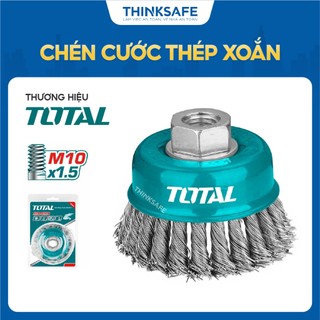 Chén cước thép xoắn Total, kích thước 75mm - 125mm, đường kính dây cước 0.5mm, cốt 10mx1.5, chính hãng - Thinksafe