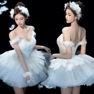 Váy công chúa phối lông vũ xoè