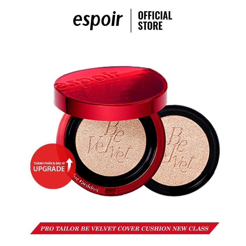 [Lõi Refill] Phấn Nước Espoir Pro Tailor Be Velvet Cover Cushion New Class SPF34 PA++ 13gr