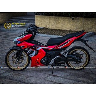 TEM HRC 2024 DÁN XE WINNER X V3 MÀU ĐỎ HRC 2023