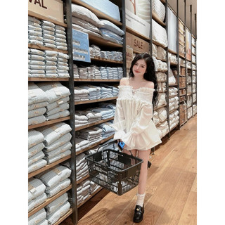 Áo thô suông chun trễ vai