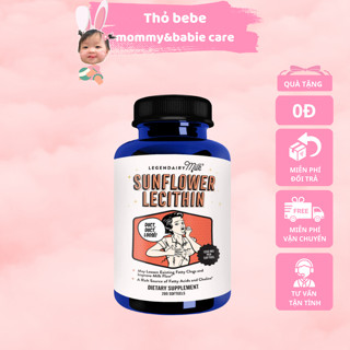 Viên Chống Tắc Tia Sữa Legendairy Milk Sunflower Lecithin Lọ 200 Viên