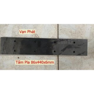 Tấm pla 86x440x6mm; 8 lỗ d8mm