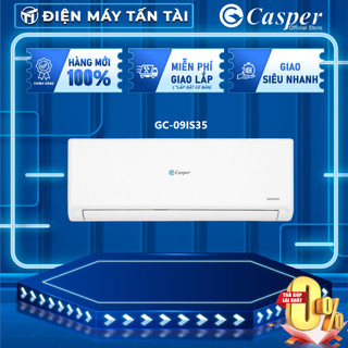 Gc-09is35 - miễn phí công lắp đặt - máy lạnh casper inverter 1.0hp gc-09is35