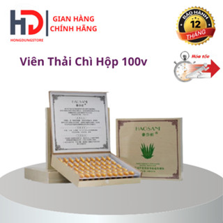 Viên Thải Chì | Viên Tẩy Chì Thải Độc Tố Haosani Hộp 100 viên Dùng Trong Spa