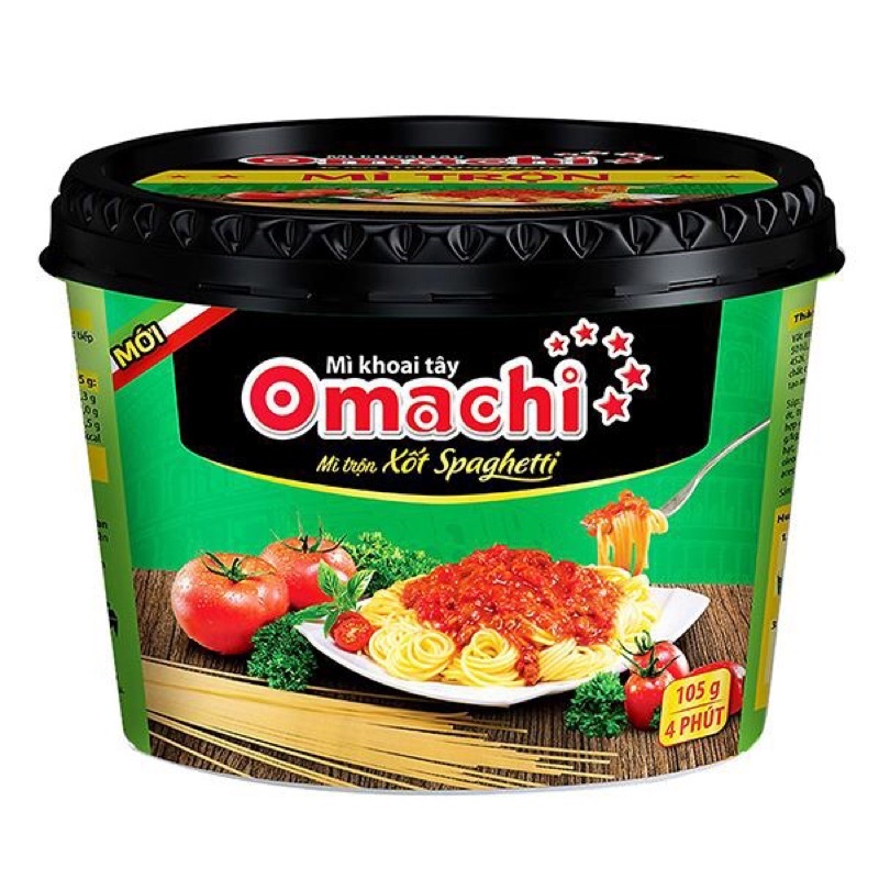 Mì Trộn Xốt Spaghetti Omachi Tô 105G