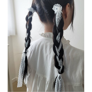 Dây Cột Tóc Ruy Băng Ren Hoa Phong Cách Lolita Đáng Yêu, Ruy Băng Thắt Tóc Nơ by.Lisa