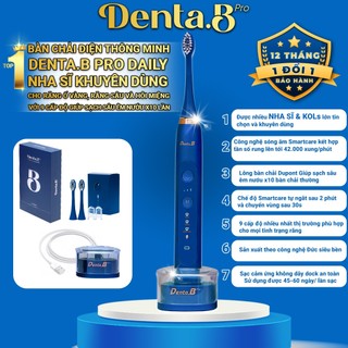Bàn Chải Điện DentaB Pro Dark Blue BH 15 Tháng Phù Hợp Cho Mọi Nhu Cầu  9 Cấp Độ Lông Bàn Chải Cao Cấp Chuẩn Châu Âu