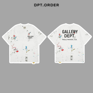 (Best Quality) Áo Phông Gallery Dept Vẩy Sơn White Tee
