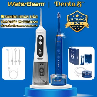 Combo Bàn Chải Điện Denta.B Pro và Máy Tăm Nước Waterbeam Chính Hãng BH 15 Tháng Dành Cho Couple