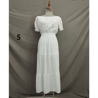 Đầm maxi tầng,tay búp