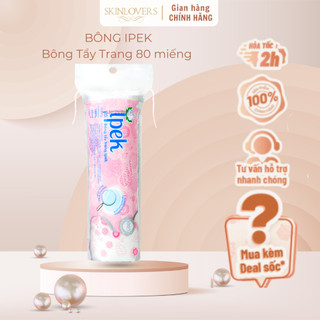 Bông tẩy trang Ipek 80 miếng mềm mịn an toàn cho da