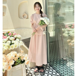 Set Bộ Gân Tăm Nữ-Đồ Bộ 4 mùa vải đẹp form đẹp