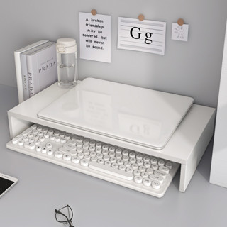 Kệ kê màn hình máy tính PC, kệ để laptop có ngăn chứa đồ decor phòng Larot- LA25/LA27