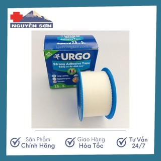 Băng dính lụa URGO nhiều kích thước dùng trong y tế, sơ cứu, spa làm đẹp - combo 2 cuộn