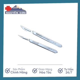 Cán dao mổ số 3/4 - Lưỡi dao mổ các loại - thiết bị y tế Nguyễn Sơn