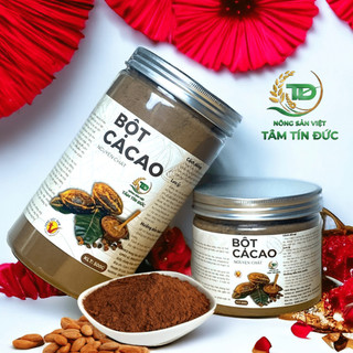 Bột ca cao không đường nguyên chất 100% giàu dinh dưỡng Hủ 500g