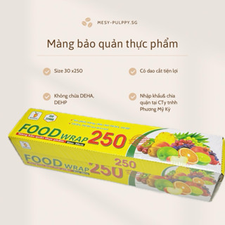 Màng Bọc Thức Phẩm Ringo/Mango Food Wrap Size 30 Có Khóa Cắt Tiện Dụng