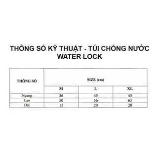 TÚI CHỐNG NƯỚC ĐA NĂNG WATERLOCK