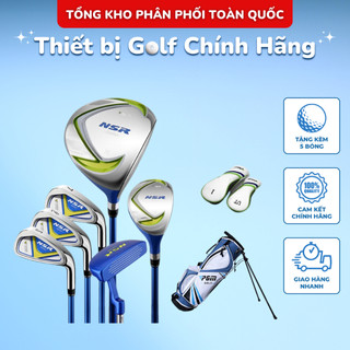Bộ gậy golf 💥 chính hãng 💥 gậy golf trẻ em cán graphite nhẹ và bền phù hợp và an toàn với bé