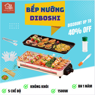 Bếp nướng điện không khói BBQ - BY - 1501  - Bếp nướng BBQ, Công suất 1500W. Bảo Hành 12 Tháng