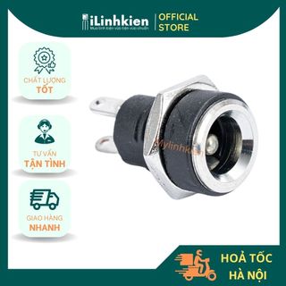 Jack nguồn dc cái tròn 5.5x2.1mm, 5.5x2.5mm dc-022b chất lượng cao.
