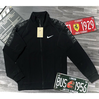 Áo Khoác Nam N l. K E Màu đen Tay Thêu Chất Vải Lạnh Poly 2 Da Cao Cấp,Mềm Mịn Không Nhăn - Áo Khoác Thu Đông Mr Bean