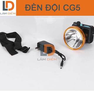 Đèn đội đầu siêu sáng pin sạc có kèm sạc và thun đeo A3 - A4 -A5
